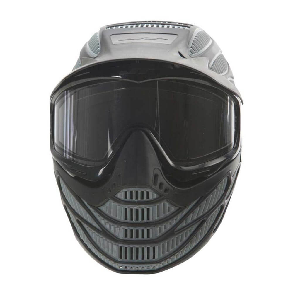 JT Flex 8 Full Coverage Paintball Mask With Thermal Lens Grey