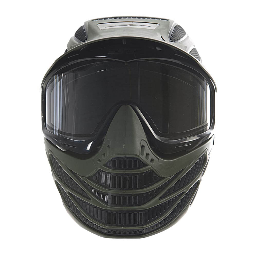 JT Flex 8 Full Coverage Paintball Mask With Thermal Lens Olive Drab