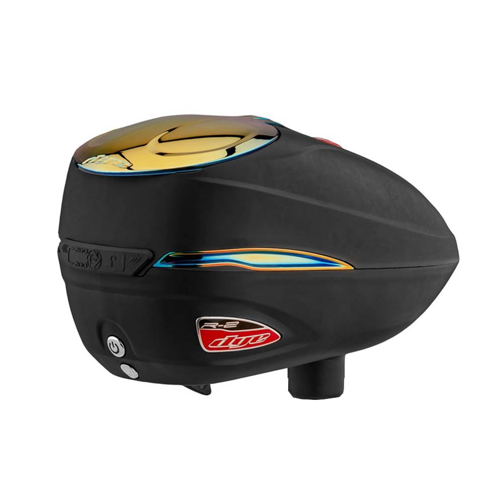 Dye Rotor R2 Electronic Paintball Loader Black / Fire Impact