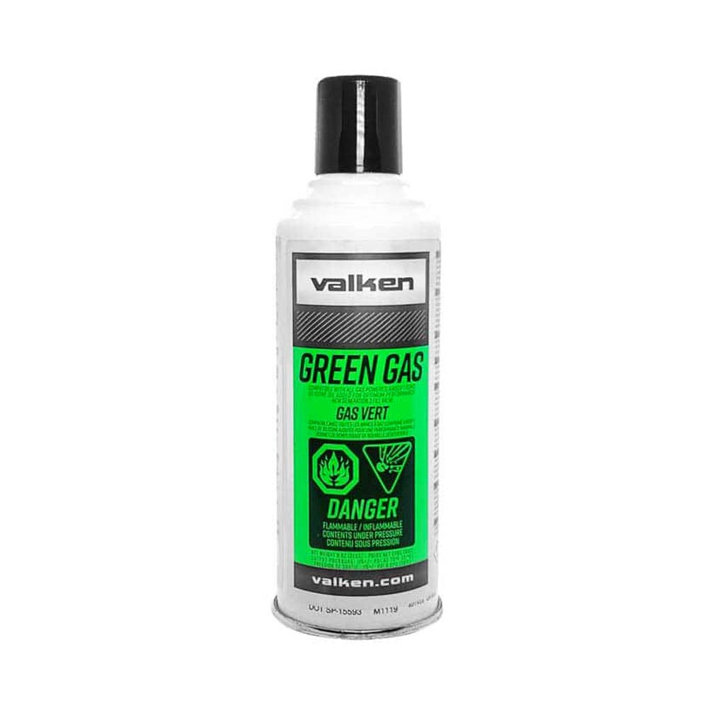 Valken Green Gas Tank For Airsoft 8oz Impact 4506606687