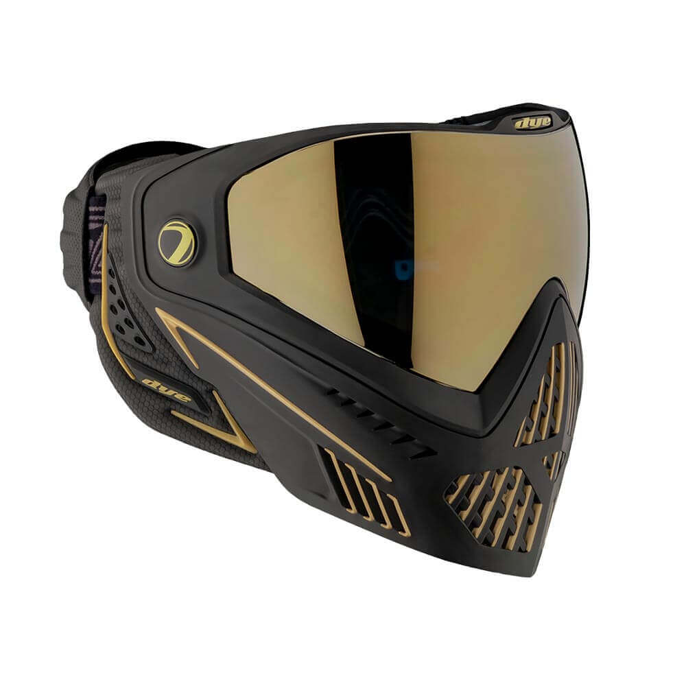 Dye I5 Paintball Mask With Thermal Lens Onyx/Gold 2.0 Impact