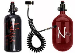 paintball air tanks & accessories