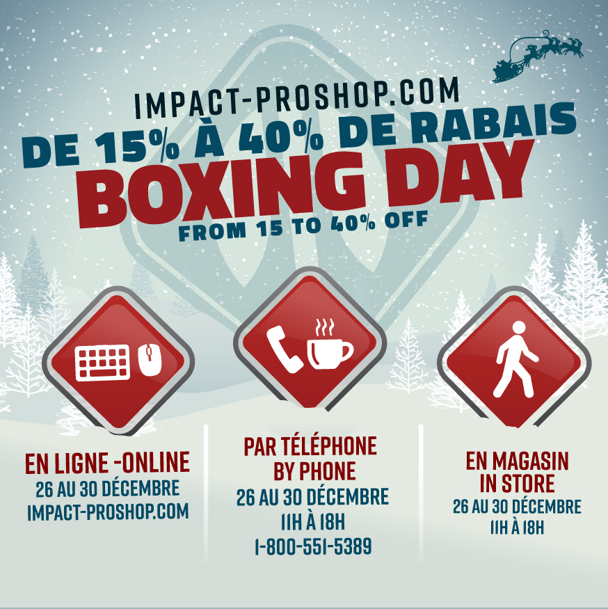 Boxing Day 2021! From December 24 to 30, 2021!