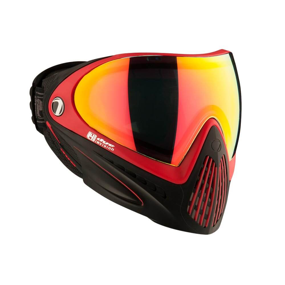 Dye I4 Pro Paintball Mask With Thermal Lens Meltdown Black/Red