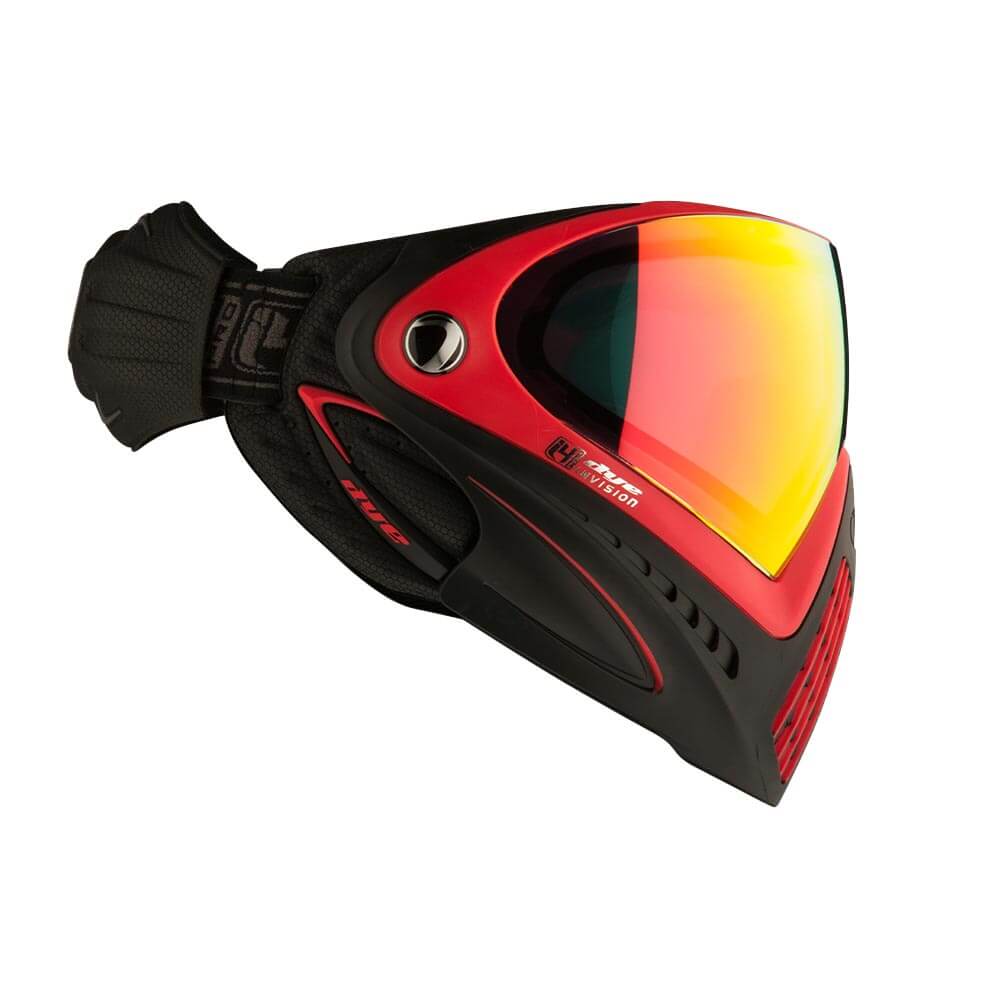 Dye I4 Pro Paintball Mask With Thermal Lens Meltdown Black/Red