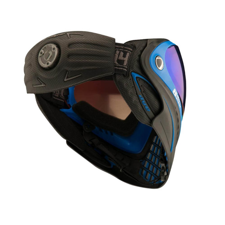 Dye I4 Pro Paintball Mask With Thermal Lens - Seatec Black/Blue ...