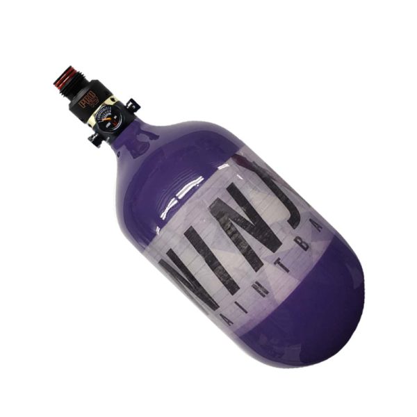 Ninja Lite Carbon Fiber Compressed Air Paintball Tank With PRO V2 Regulator - 68/4500 - Solid Purple