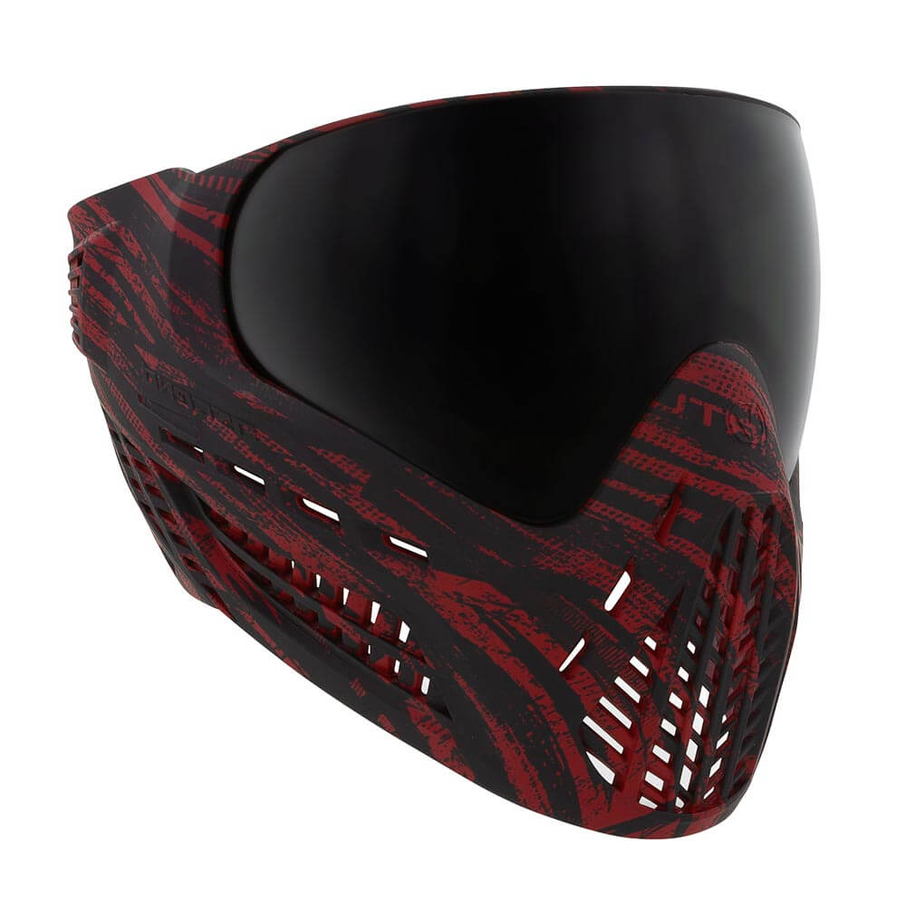 Virtue Ascend Paintball Mask With Thermal Lens Graphic Red Impact