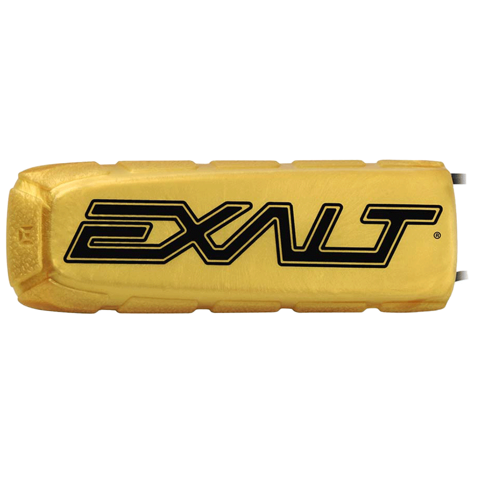 Exalt Paintball Barrel Cover Black On Gold Impact