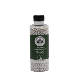 High Power Airsoft 6mm White Airsoft BBs Bottle Of 3000 Rounds Bio – .32g