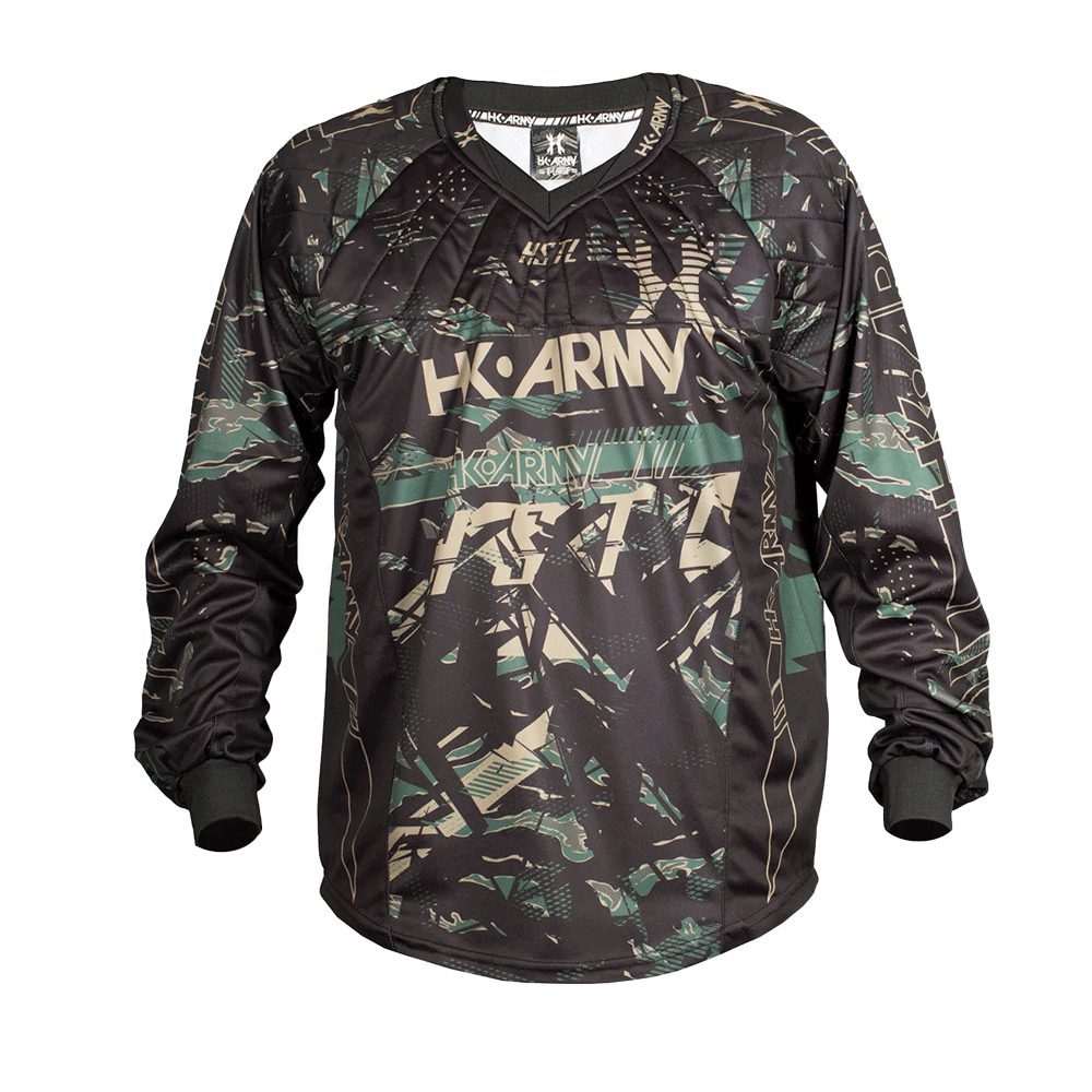 HK Army HSTL Paintball Jersey Jungle Camo - LARGE | Impact Proshop