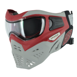 VForce Grill 2.0 Paintball Mask With Thermal Lens - Dragon - Red/Grey