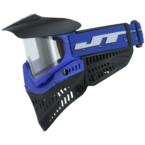 JT Proflex LE Paintball Mask With Thermal Lens - Bandana Blue