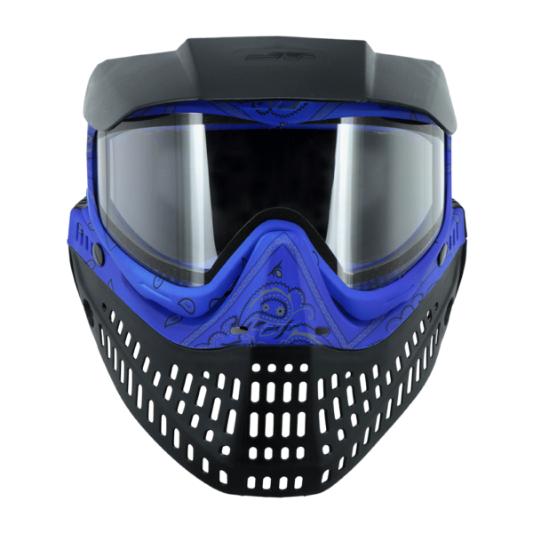 JT Proflex LE Paintball Mask With Thermal Lens - Bandana Blue