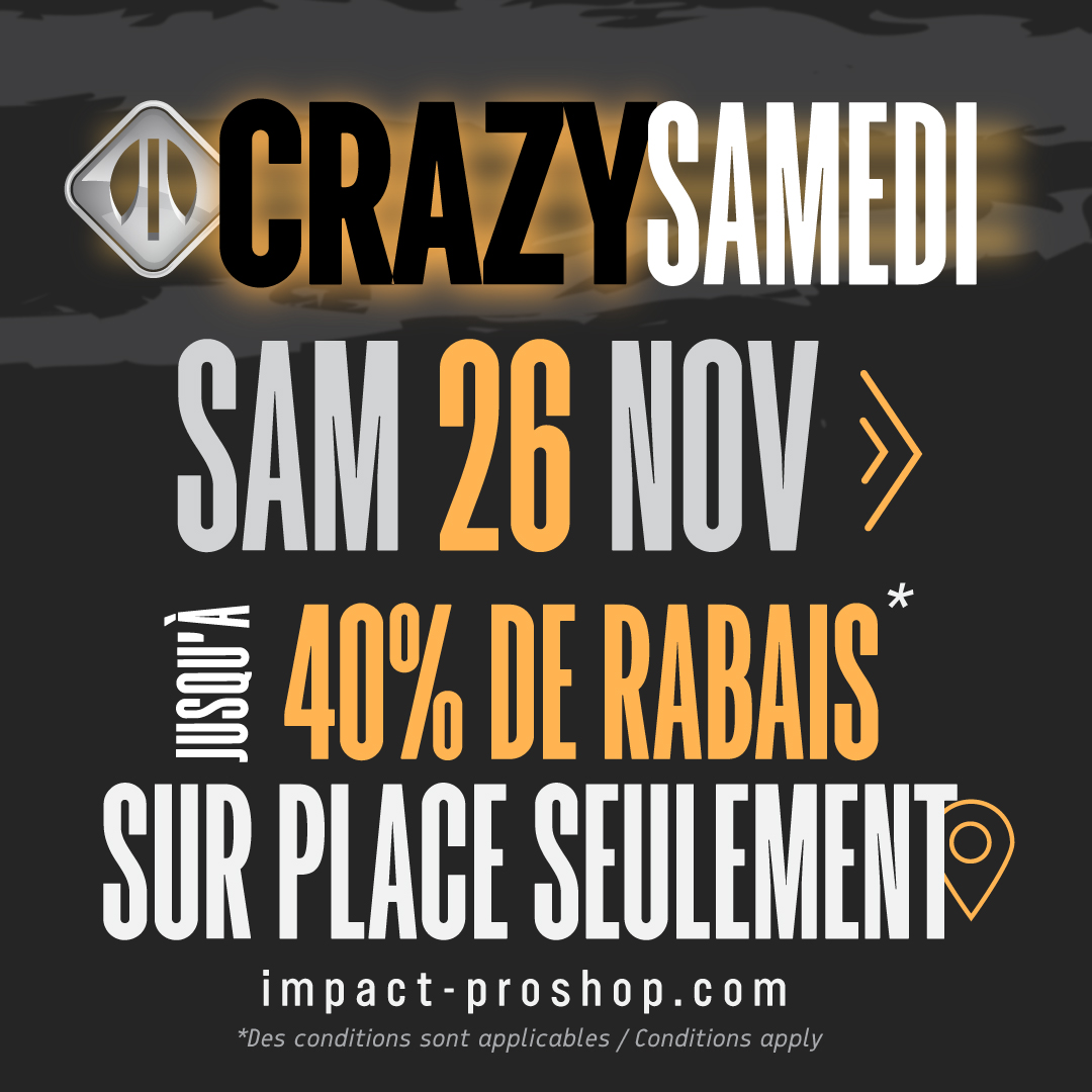 CRAZY SATURDAY SALE! In store only! November 26th 2022!