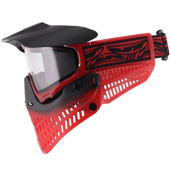 JT Proflex LE Ice Series Paintball Mask With Thermal Lens - Red
