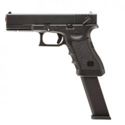 UMAREX (VFC) Glock G18C Gen3 Gas Blowback (Green Gas) Airsoft Pistol W/Extended Mag – Black