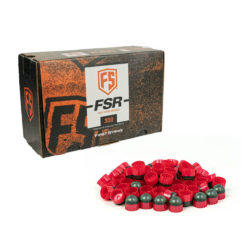 First Strike 300 Rounds Paintball – .68 Caliber – Grey Smoke/Red Shell – White Fill – Field Only