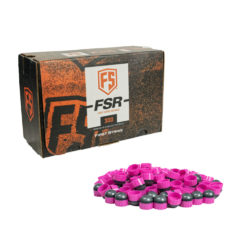 First Strike 300 Rounds Paintball – .68 Caliber – Grey Smoke/Pink Shell – Pink Fill
