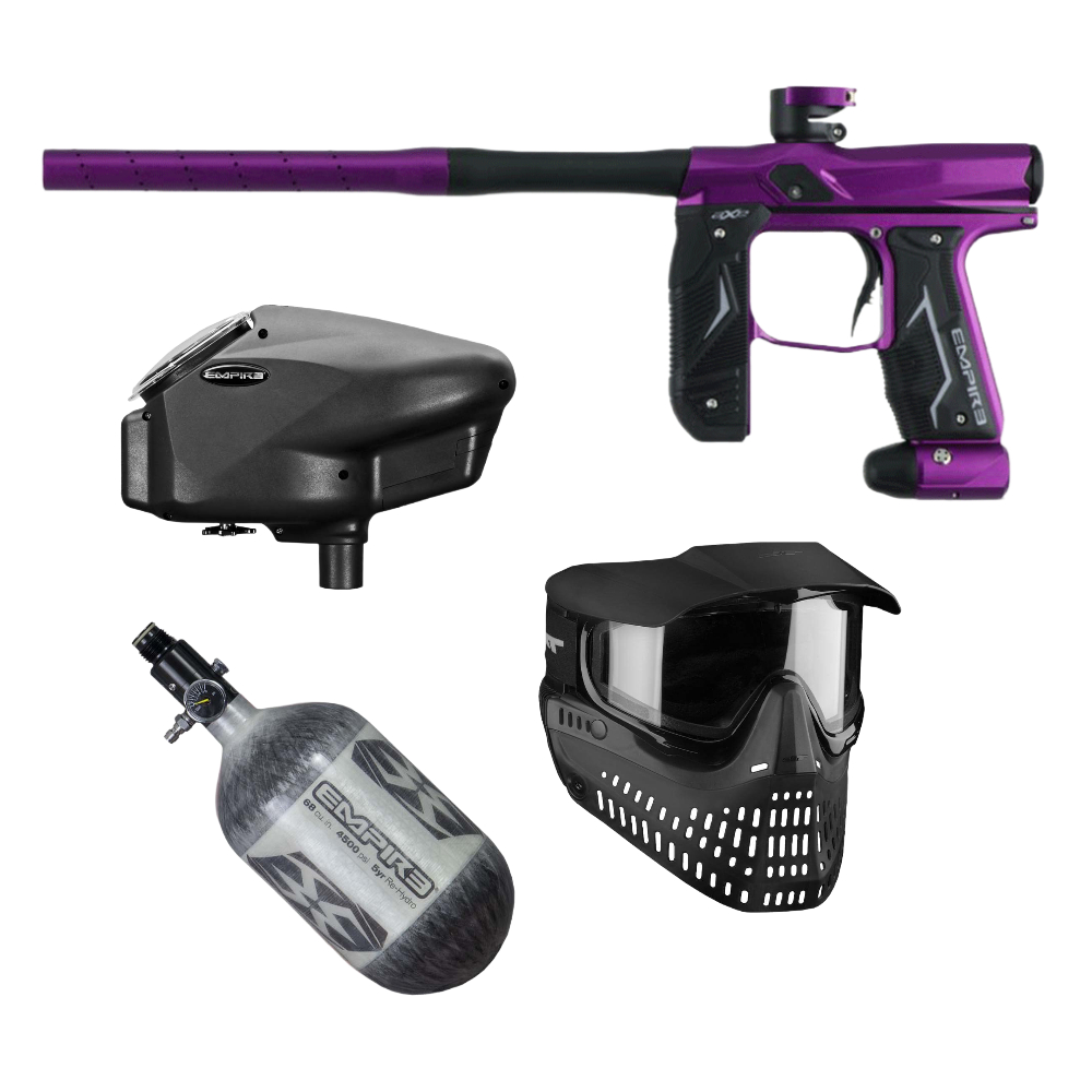 Ensemble Rabais Fusil De Paintball Empire AXE 2.0 Dust Purple/Dust