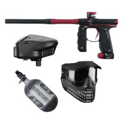 Package Deal - Empire Mini GS 2.0 Paintball Gun – Dust Black/Dust Red